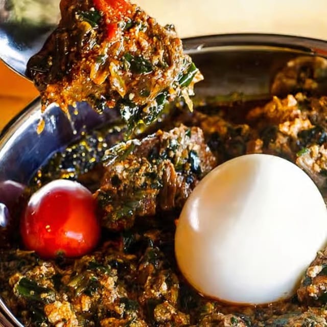 Beef Spinach Stew (Only).