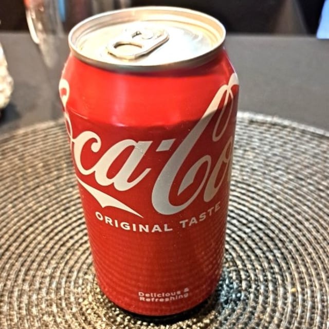Can of Coca Cola.