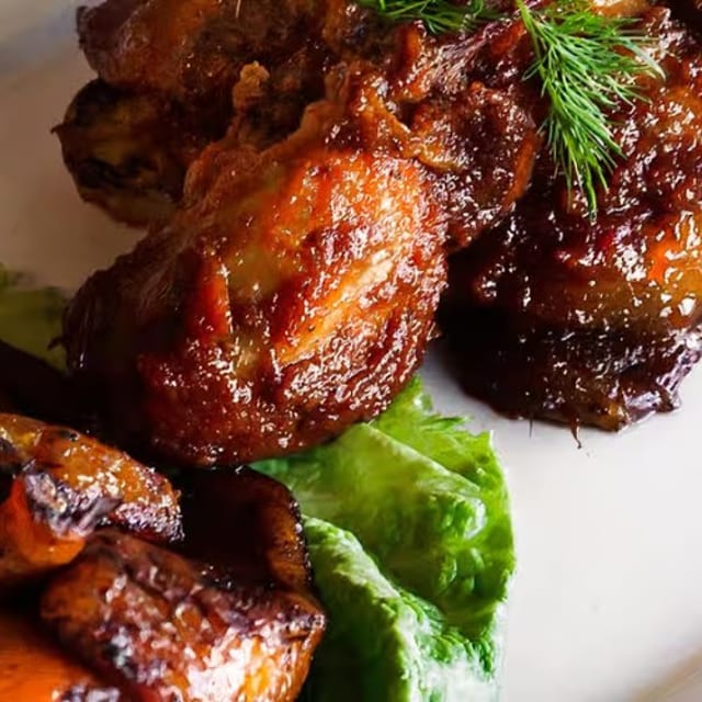 Fried Plantain and Chicken Only.