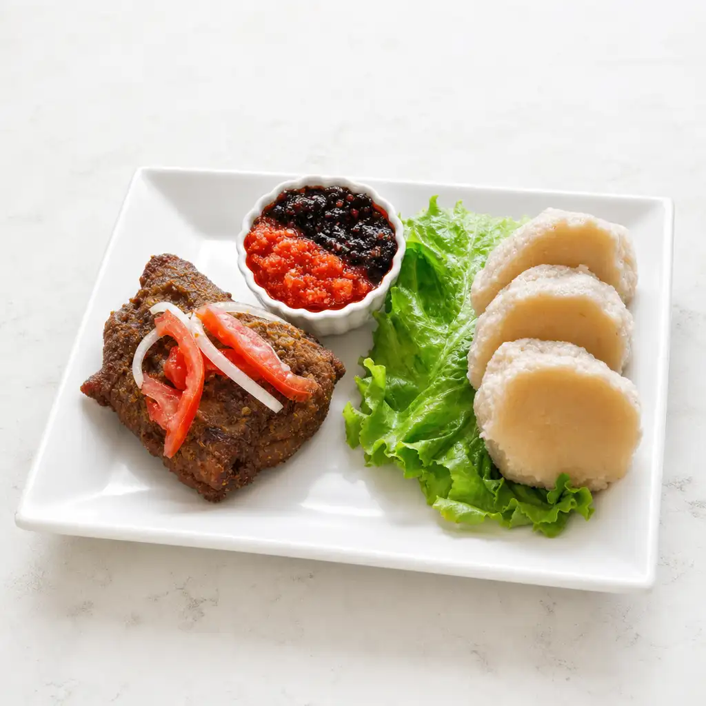 Kenkey and Fish.